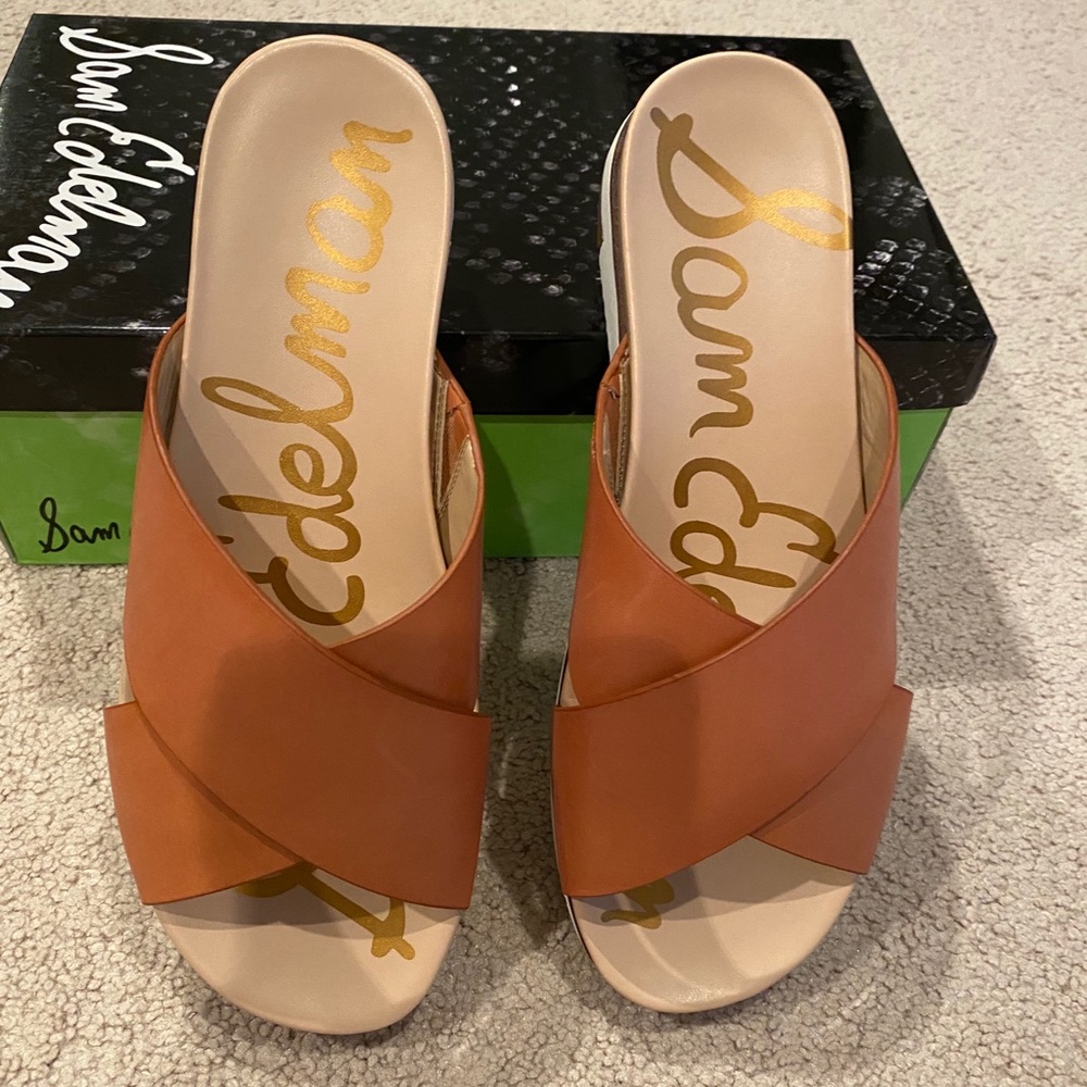 Sam Edelman Audrea slide sandal bluff 8.5